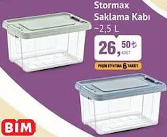 HOBBY LİFE STORMAX SAKLAMA KABI ~2,5 L